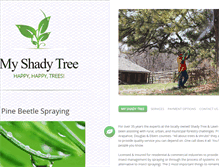 Tablet Screenshot of myshadytree.com
